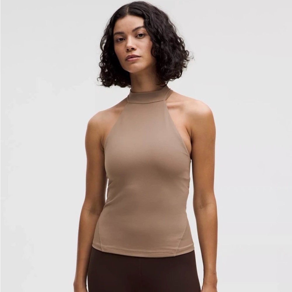 Lululemon Align High-Neck Halter Tank - Size 8, Taupetastic